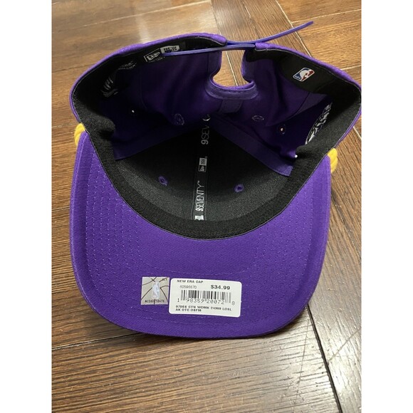 Los Angelas Lakers New Era 9seventy Stretch Snap Purple NBA Hat NWT - Picture 5 of 5